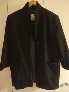Schwarze Wollfilzjacke Für Damen Größe M Barisal Outdoorjacke - Bild 1 von 7