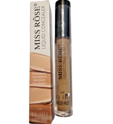 Corretivo líquido MIss Rose ~BEGE 5~ novo e lacrado! - Imagem 1 de 4