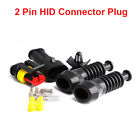 2 Pin AMP Car Superseal Waterproof Electrical Terminal Wire HID Connector Plug