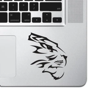 Tiger Face Tribal Tattoo Vinyl Decal Keyboard Sticker For Laptop Macbook Pro Air - Picture 1 of 6
