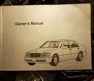 1995 Mercedes Benz S-Class S320 S420 S500 Owner's Manual 140 584 49 97 - Picture 1 of 2