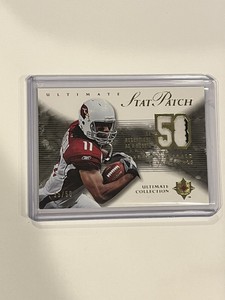 2006 Upper Deck Ultimate Collection Stat Patch 35/50 Larry Fitzgerald Cardinals
