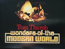 WONDERS OF THE MODERN WORLD ALBUM OF 30 TOM THUMB CIGARETTE CARDS 1985 EXC CDN