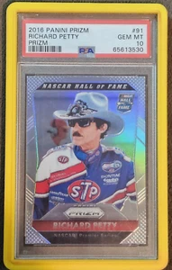 2016 Panini Prizm Richard Petty # 91  First Year SILVER  PSA 10 Pop 3 🔥2281 - Picture 1 of 2