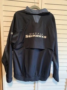 Seattle Seahawks Jacket Mens XL 2009 Team Issued Coach Apparel Reebok Full Zip - Picture 1 of 14