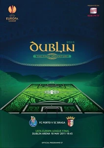 UEFA CUP FINAL 2011 FC Porto v SC Braga - official match programme - Picture 1 of 1