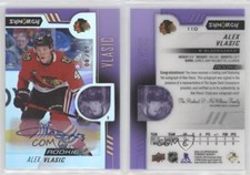 2022-23 Upper Deck Synergy Rookies Purple /65 Alex Vlasic #110 Rookie Auto RC