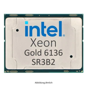Processeur Intel Xeon Gold 6136 3,00 GHz 24,75 Mo 12 cœurs 150 W SR3B2 CD8067303405800 - Photo 1/2