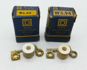 Square D W5.94 Overload Thermal Relay Unit (Lot of 2) - Picture 1 of 3