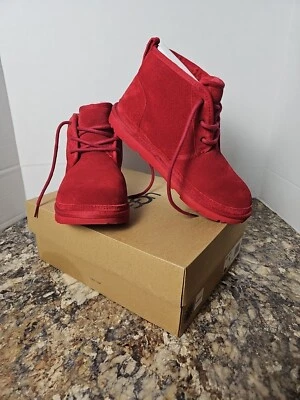 Botas rojas UGG K Neumel II para niños zapatillas cómodas talla 6  Foto 1 de 4