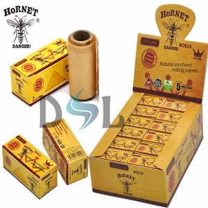 Papel rollo orgánico Hornet rasga fibra natural 5 metros King tamaño grande *NUEVO* - Imagen 1 de 6