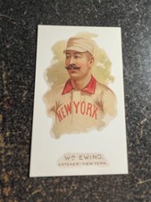 William Buck Ewing 1887-1988 N29 Allen & Ginter Champions CCC GLOSSY REPRINT