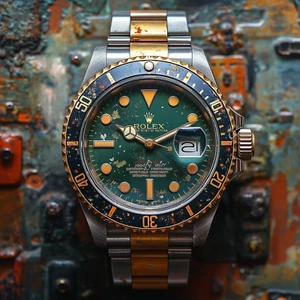 ⌚ Rolex Watch Art 🖼️ | 30x30"| Museum Giclée Print 🎨 | ✍️ 1/25 | COA 🧾 | V52 - Picture 1 of 7