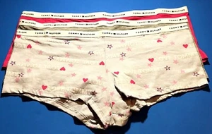 Tommy Hilfiger XLG Boyshort Women's Cotton Panties Underwear - 3 Pack-Love Tommy - Picture 1 of 7