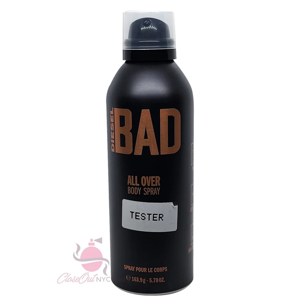 Diesel Bad by Diesel 5.78 oz / 163.9 g Body Spray for Men - Lot of 2 - Image 1 of 3