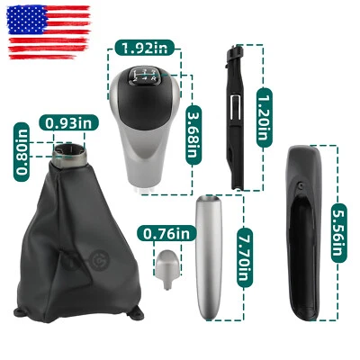 Pomo de cambio de marchas de 5 velocidades con arranque para Honda Civic 2006 2007 2008 2009 2010 2011 Foto 1 de 4