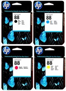 originale HP 88, C9385AE, C9386A, C9387A, C9388A, HP Officejet Pro K550, K5400 - Foto 1 di 1