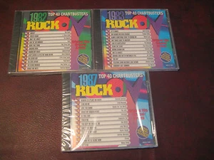 ROCK ON 1982 83 87 3 CD SET 36 TRACKS FIXX BOWIE EASTON ASIA NEWTON JETS TUBES - Picture 1 of 1