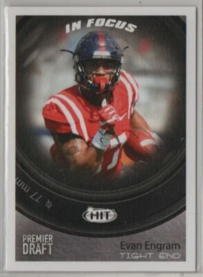 2017 Sage Hit In Focus Evan Engram #48 Rookie - Image 1 of 2