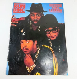Libro de gira programa de conciertos RUN DMC 1987 Tougher Than Leather - Imagen 1 de 6