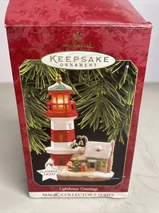 Hallmark Keepsake Ornament Lighthouse Greetings magic collectors series - Picture 1 of 9