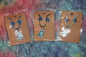Blue Stitch - Disney - Handgefertigtes Set aus Halskette & Ohrringen - Bild 1 von 5