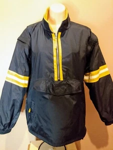 Active Frontier Jacket Blue/Yellow Removable Sleeves Nylon Lined Men's Medium M - Picture 1 of 24