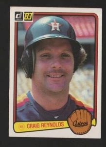 1983 Donruss Craig Reynolds Houston Astros #317 Near Mint or Better - Picture 1 of 2