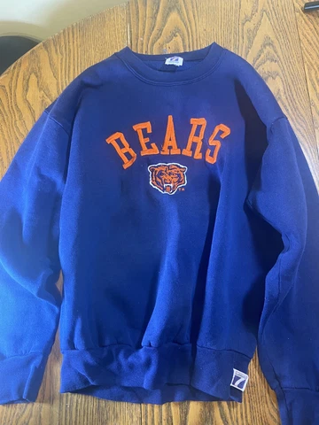 Logo 7 Chicago Bears Youth Large Vintage Sweatshirt Cover