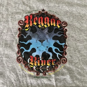 Vintage Reggae On The River T Shirt Mens 2X XXL Gray - Picture 1 of 14