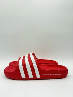 Adidas Men's Adilette 22 Slide Size 12 Scarlet Red |IG9259| - Image 1 of 4