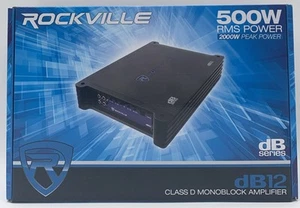 dB12 2000W Amplificatore Auto Mono 2 Ohm, MOSFET Alta Velocità, Regolabile 12dB - Foto 1 di 6