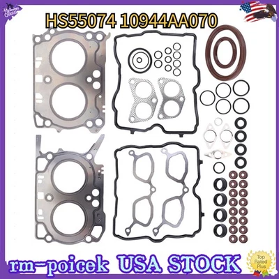 For Subaru Impreza 2.0L DOHC H4 FB20 2012-2016 XV Crosstrek 2.0L Head Gasket Set Foto 1 de 4
