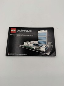 Lego Architecture United Nations Headquarters Instruction Manual NYC New York