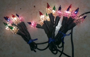 Guirlande Électrique Lumineuse Noël Ancienne 20 Lampes couleur non clignotante - Imagen 1 de 4