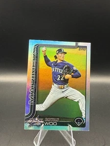 2025 Topps Update Rainbow Foil ASG-34 Bryan Woo, Seattle Mariners - Bild 1 von 2