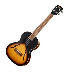 Kala KA-JTE-2TS Tenor Archtop Acoustic / Electric Ukulele w/Case Sunburst - Picture 1 of 6
