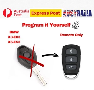 For BMW EWS Key Remote X3 E83 X5 E53 - 2003 2004 2005 2006 2007 2008 2009 2010 - Picture 1 of 5