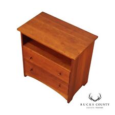 Stickley Mission Collection Cherry Two-Drawer TV Stand, Console