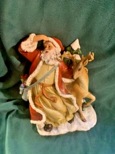 Josefs Atelier Weihnachtsmann mit Hirsch mit Originalkarton - Bild 1 von 8