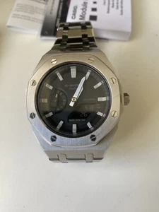 G-Shock Casioak GA-2100 - Stainless Steel - Picture 1 of 6