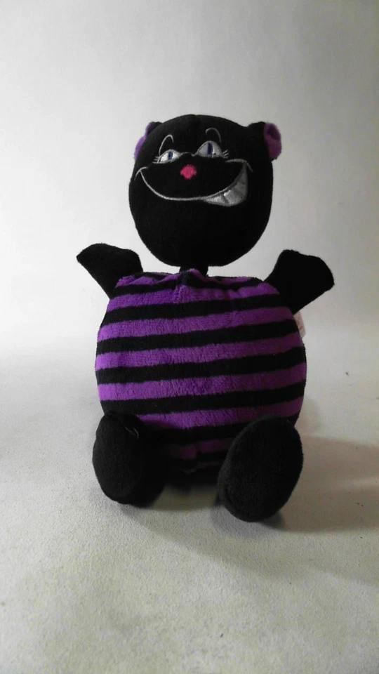 Striped Cat Unisex Prop One Size Black Purple Animal Nature Strappy - Image 1 of 1