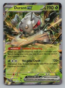 Durant ex 004/191 SV08: Surging Sparks Double Rare Holo Pokemon Card - Picture 1 of 2