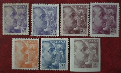 ESPAÑA SELLOS 1939 GENERAL  FRANCO  - Imagen 1 de 2