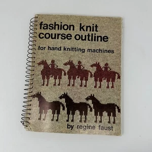 Libro de tejer a máquina moda tejido curso esquema por Regine Faust - Imagen 1 de 1