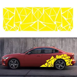 Triangle Car Body Side Decal Vinyl Geometric Graphics Stickers 78 x23 in - Bild 1 von 16