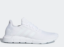 Adidas Swift correr Todo Branco B37725, Tênis de corrida Tênis esportivo