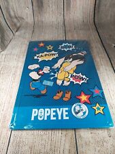 " Popeye & Brutus " POW! BAM! 12" x 17" Metal Tin Sign Vintage Repro, New Sealed