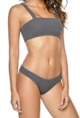 Bikini PQ Swim Layla Bralette & Reef Teeny Bottom Sand Reef Talla Mediana PilyQ Foto 1 de 4