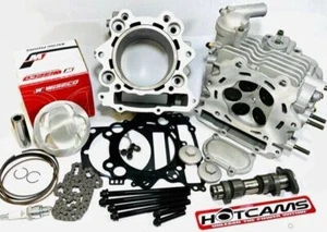 Grizzly 660 Stock Bore Cylinder 100mm Top End Rebuild Kit Cylinder Head Hotcam - Bild 1 von 6